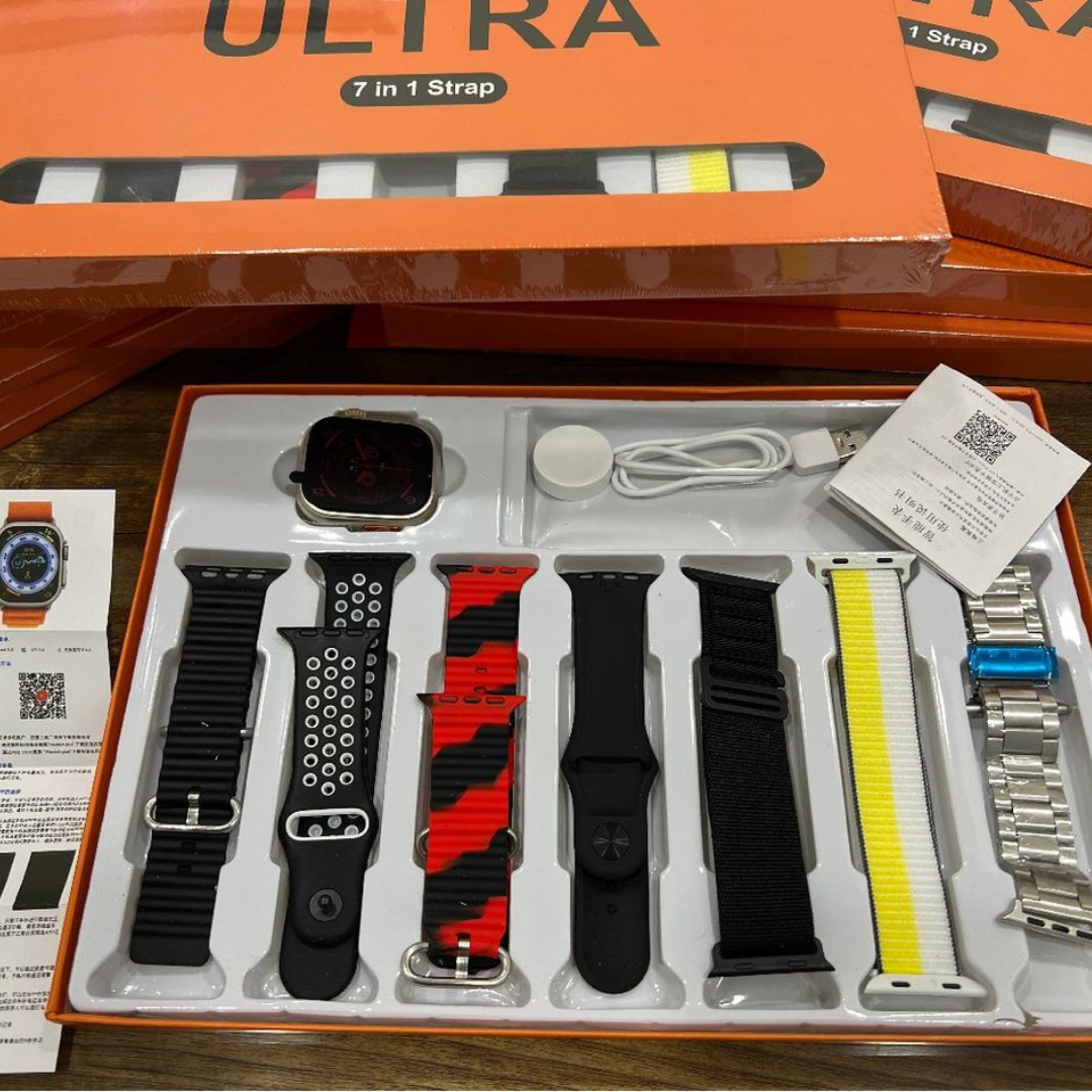 Σετ Smartwatch ULTRA 3 + 7 Βραχιόλια – Ευχρηστία και Απόδοση στο Υψηλότερο Επίπεδο