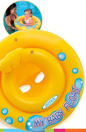 Φουσκωτή μπάλα για παιδιά Intex MY BABY FLOAT 1-2 ετών