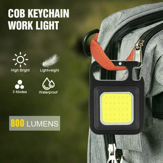 Μίνι φακός COB 800 lumen, φορητός και επαναφορτιζόμενος