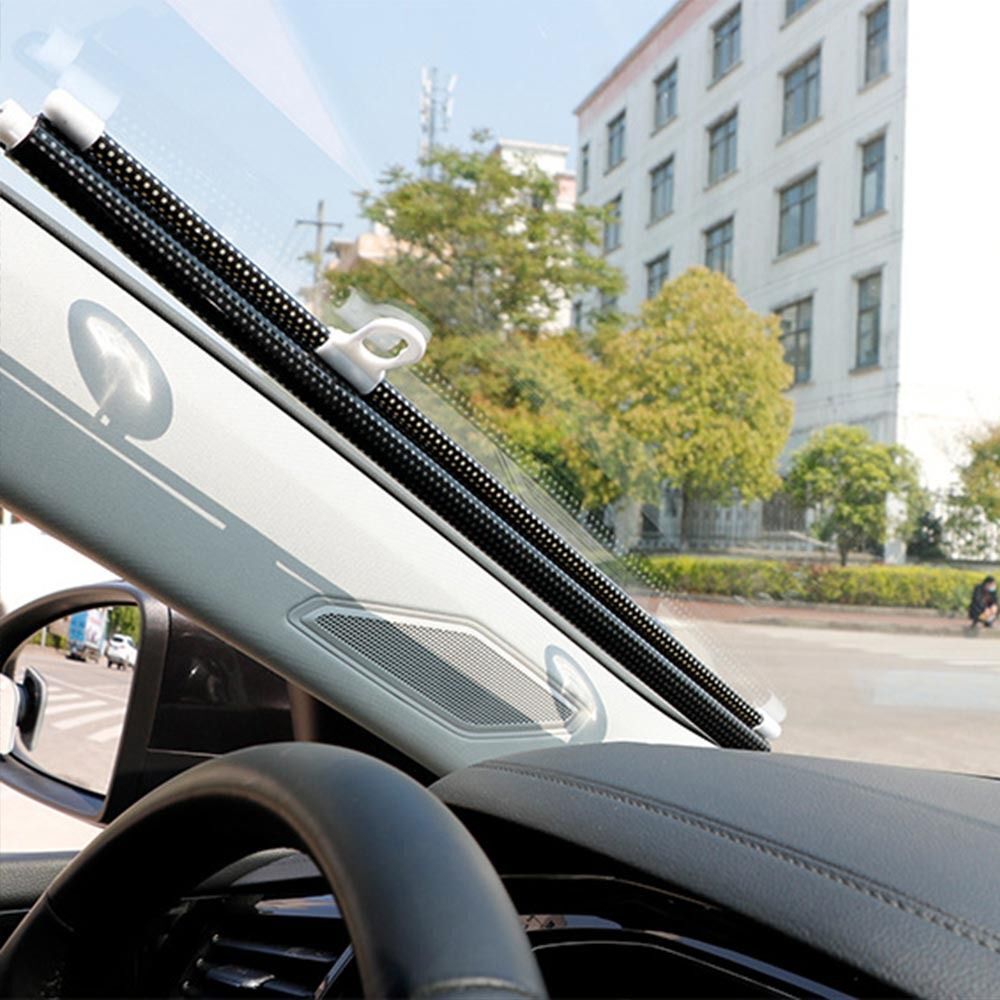Αντηλιακό αυτοκινήτου με βεντούζες, αναδιπλούμενο, μαύρο, 68 cm x 125 cm, για παρμπρίζ ή πλαϊνά παράθυρα
