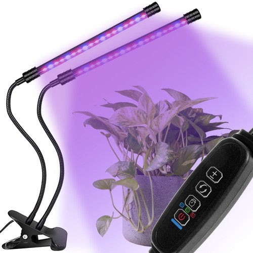 Ρυθμίστε 2 λαμπτήρες UV, για ανάπτυξη φυτών, 40 LED, USB